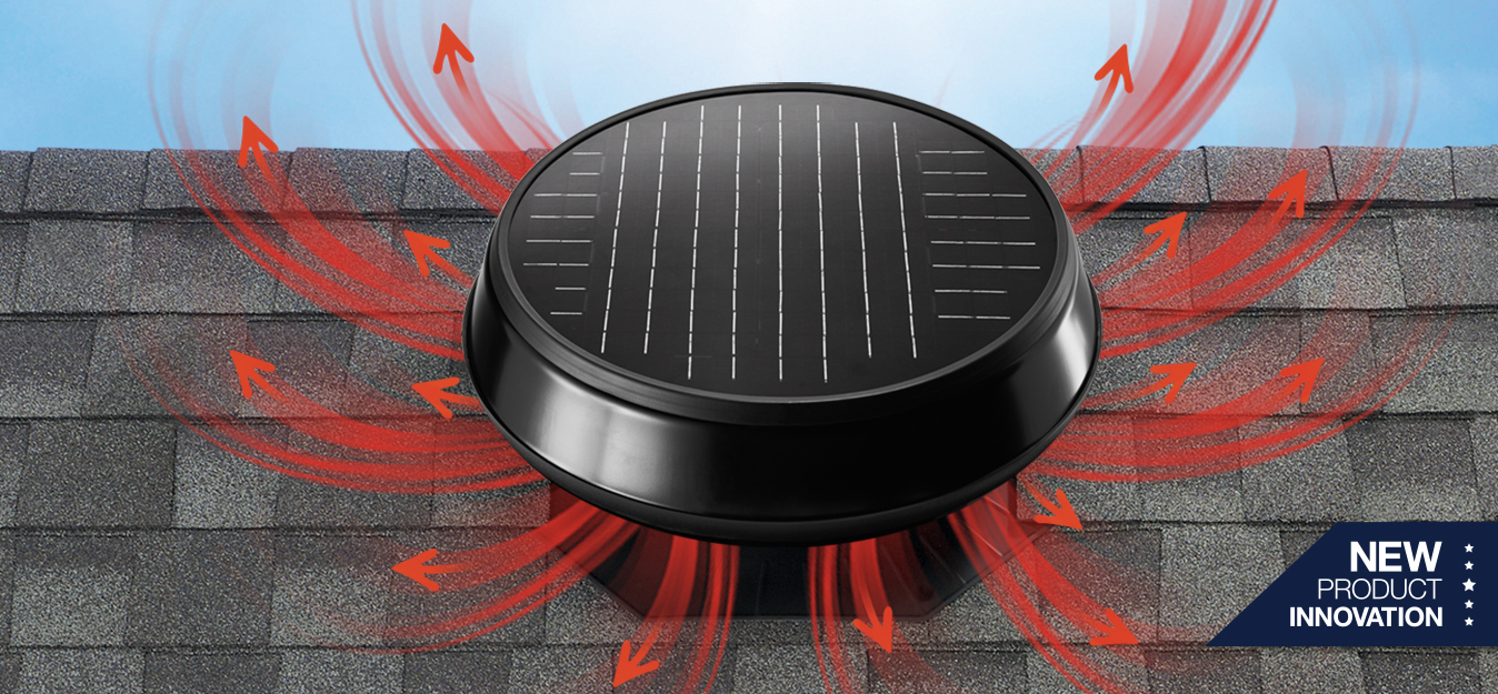 Attic fan hot air